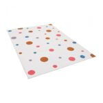 Covor printat, BUBBLE 160x230 cm, lavabil cu spate antialunecare, inaltime fir 3mm - Image 3