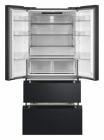 Combina frigorifica HEINNER HCFD-M516INVHDXE++, No Frost, 516 l, Clasa E, Dozator apa, Compresor inverter, Antracit - Image 2