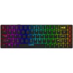 Tastatura Mecanica Gaming AQIRYS Mira, RGB, Wireless, negru