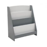 Raft depozitare carti, gri, MDF, U-Grow