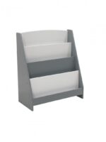 Raft depozitare carti, gri, MDF, U-Grow