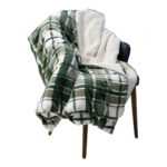 Patura Blanita Carouri Verde 200x220 cm - Image 3