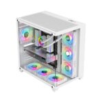 Carcasa 1STPLAYER Gaming MV8 Cube Tower ALB - Image 2