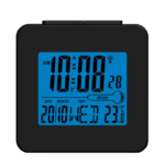 Radio Denver REC-34 BLACK, calendar, functie alarma, funcite snooze, termometru digital, arata fazele lunii, necesita 2x baterii AAA