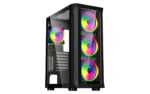 Carcasa SPACER SPCS-GC-SHIELD, RGB, Mid Tower, Black