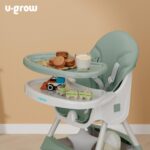 Scaun de masa 2 in 1, pliabil, verde, U-Grow - Image 6