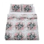 Lenjerie dubla 100% bumbac,4 piese, Vera