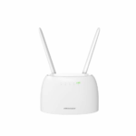 Router wireless Hikvision DS-3WR4G12C AC1200 4G CAT4, 2 antene, dual- band, wireless standard: IEEE 802.11/a/n/ac wave 2 @5GHz, IEEE 802.11b/g/n @2.4GHz, interfata: 2 × RJ45, 10/100 Mbps auto-negotiation, standarde mobile: FDD LTE, TDD-LTE,WCDMA, benzi GSM: 4G FDD LTE: B1/B3/B7/B8/B20/B28AB,4G
