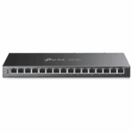"16-Port Gigabit Desktop Switch with 16-Port PoE+ PORT: 16× Gigabit PoE+ Ports SPEC: 802.3at/af, 120 W PoE Power,  Desktop Steel Case FEATURE: Extend Mode for 250m PoE Transmitting, Priority Mode for Port1-4, Isolation Mode, PoE Auto Recovery, Plug and Play"