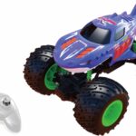 MASINUTA CU TELECOMANDA TIP CAMION BEAST RUNNERS, SCARA 1/24, 21CM, MOV