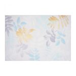 Covor printat, LEAFS 200x300 cm, lavabil cu spate antialunecare, inaltime fir 3mm