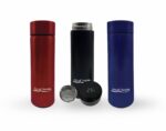 TERMOS INOX 450 ML,INDICATOR LED TEMPERATURA, ART OF DINING BY HEINNER (mix 3 culori in bax, 4 albastre, 4 negre, 4 rosii)