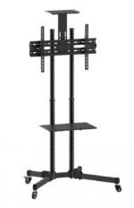 Stand TV mobil Akai 37"-70", inclinatie +10/-10°, VESA 600x400, 50kg, negru - Image 2