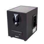 Boxe Spacer Gaming 2.1, 14W RMS ( 2x3W + 8W), bluetooth, telecomanda wireless, control volum, subwoofer lemn MDF, 220V alimentare, USB/SD/AUX/radio FM, negru - Image 4
