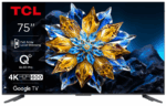 Televizor QLED TCL 75C61B PRO, 190 cm (75"), 4K, Smart TV, WiFi, Negru