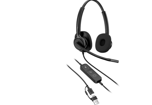 Casti Head-band HP Mission 425, Wired, Noise-canceling, Negru