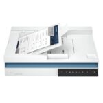Scanner A4  HP ScanJet Pro 2600 f1, Tip scanner: Flatbed, ADF,  Duplex, Trimitere către PC, Rezolutie: până la 1200 x 1200 , Volum recomandat zilnic: 1.500 de pagini, 24 biţi (extern), 48 biţi (intern), viteza: 25 ppm/50 ipm, Capacitate hartie: 60 coli, Format fisier scanat: Pentru pagini cu