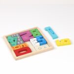 PUZZLE DIN LEMN CU NUMERE, 12 PIESE