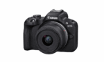 Aparat foto Canon Eos R50 BLACK KIT + Obiectiv RF-S18-45mm F4.5-6.3 IS STM, mirrorless, 24.2 Megapixeli, Procesor Digic X, Montura RF, Senzor APS-C 22.3 x 14.9mm, Aspect 3:2, Focalizare: Dual Pixel CMOS AF II,  100 % pe orizontală şi 100 % pe verticală (selectare automată), 90 % pe orizontală