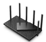 TP-LINK AXE5400 Tri-Band Gigabit WI-FI6 Router, Archer AXE75, Standarde wireless: IEEE 802.11ax 6 GHz,  IEEE 802.11ax/ac/n/a 5 GHz, IEEE 802.11ax/n/b/g 2.4 GHz, 6 x antene fixe, Procesor: 1.7 Ghz Quad core, Interfata: 1 x Gigabit WAN, 4 x Gigabit LAN, 1 x USB 3.0. - Image 2