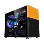 Carcasa 1STPLAYER Mi6-EV-BK, RGB, Mid Tower, Black - Image 5