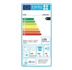 Uscator de rufe Haier HD80-A3959-S, Pompa de caldura cu compresor inverter, 8kg,clasa A+++, WIFI-app hOn, 11 programe +app, alba - usa neagra - Image 3