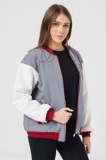 W JACHETA BOMBER GRI GRENA L - Image 2
