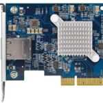 QM2 Expansion Card Qnap, QXG-10G1T; Single-port (10Gbase-T) 10GbE network expansion card, PCIe Gen3 x4, Low-profile bracket pre-loaded, Low-profile flat and Full-height are bundled, Interface: PCIe 3.0 x 4.