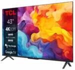 Televizor TCL LED 43P61B, 43''(109cm), Smart Google TV, 4K, Negru - Image 3