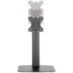 Suport monitor de birou Neomounts FPMA-D865BLACK; pentru display-uri cu diagonale 10"-32", sistem de prindere VESA 75x75~100x100, greutate maxima suportata 7kg, full motion, tilt +20°, swivel +90°, rotate +360°; gas spring; culoare negru. Garantie 5 ani