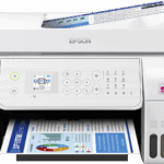 Multifunctional inkjet color Epson EcoTank CISS L5316, culoare: alb, dimensiune A4(Printare,Copiere, Scanare, Fax), printare borderless, viteza 33ppm alb-negru, 15ppm color, rezolutie 5760 x 1440 dpi, alimentare hartie 100 coli, ADF 30 coli, scanner CIS, rezolutie 1200 x 2400 dpi, interfata: USB