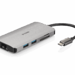 Hub USB DLINK DUB-M810, 8 porturi 3.0, gri