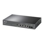"JetStream™ 4-Port 10GBase-T and 2-Port 10GE SFP+ L2+ Managed Switch with 4-Port PoE++ PORT: 4× 10G PoE++ Ports, 2× 10G SFP+ Slots, RJ45/Micro-USB Console Port SPEC: 802.3bt/at/af, 200 W PoE Power, 1U 13-inch Rack-mountable Steel Case FEATURE: Integration with JetStream™ SDN Controller,Static - Image 3