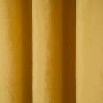 Set 2 draperii catifea 140x270 cm - Galbene - Image 4