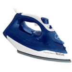 Fier de calcat Tefal Express Steam FV2838E0, 2400W, jet de abur 180 g/min, abur variabil 0-40 g/min, 270 ml, functie anticalcar, alb/albastru