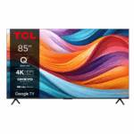 Televizor TCL QLED 85T7B, 214 cm, Smart Google TV, 4K Ultra HD, Clasa F
