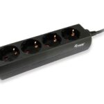 EQUIP 333281 4-Outlet Power Strip, 41x38x195mm