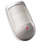 PIR dublu dual, 12x7,5m, 90°, DSC BV 601 cu imunitate la animale, 38 Kg, suport inclus