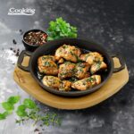 TIGAIE SERVIRE FONTA PURA CU SUPORT DE LEMN DIA 20 CM, COOKING BY HEINNER - Image 5