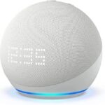 Amazon Boxa Portabila Echo Dot 5 Cu Ceas si Asistent Personal Alexa - Alb