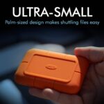SSD extern LaCie Rugged, 500 GB, USB 3.2 Gen 2, Portocaliu - Image 2