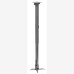 Suport de tavan telescopic Sopar Tapa 23059, inaltime reglabila intre 70-120 cm, suporta pana la 12 kg, grad de inclinare de +/- 20° | +/- 10°, rotatie +/- 10°, din otel, argintiu