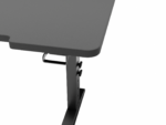 Birou gaming Genesis Holm Modular 180, material lemn/metal, reglabil pe inaltime 70 - 90 cm, iluminare RGB, management cabluri, negru - Image 2