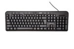 Tastatura Spacer SPKB-169 cu fir, USB, multimedia, 104 taste + 11 taste multimedia, anti-spill, negru - Image 2