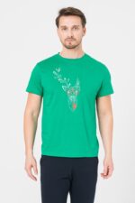 TRICOU  CERB FAMILIE BARBATI   K GREEN-XXL