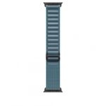 Apple Watch 49mm Light Blue Alpine Loop - Large - Black Titanium Finish