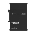 TELTONIKA INDUSTRIAL 5PORT SWITCH TSW010, Interfata: 5 x ETH port, 10/100 Mbps, supports auto MDI/MDIX crossover, Standarde retea: 802.3i, 802.3u, 802.3x, 802.3az, Latime de banda: 1 Gbps, Carcasa aluminiu, Dimensiuni: 113.1 x 27.4 x 80.5 mm, Greutate: 146.5 g, IP30