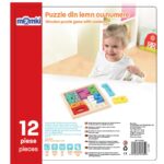 PUZZLE DIN LEMN CU NUMERE, 12 PIESE - Image 2