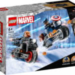MOTO.BLACK WIDOW&C. AMERICA, 76260 LEGO