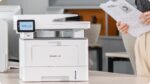 Multifunctional laser monocrom Pantum BM5110ADW  Imprimare/Copiere/Scanare, Dimensiune:A4, Viteza: Imprimare si copiere:40 ppm, Rezolutie: 1200 x 1200, Procesor: 1.2 GHz, memorie:512 MB,Ecran 3.5 inch touch screen, Interfata:High-speed USB 2.0,IEEE 802.3 10/100/1000Base-Tx,WiFi(2.4G/5G):IEEE - Image 2